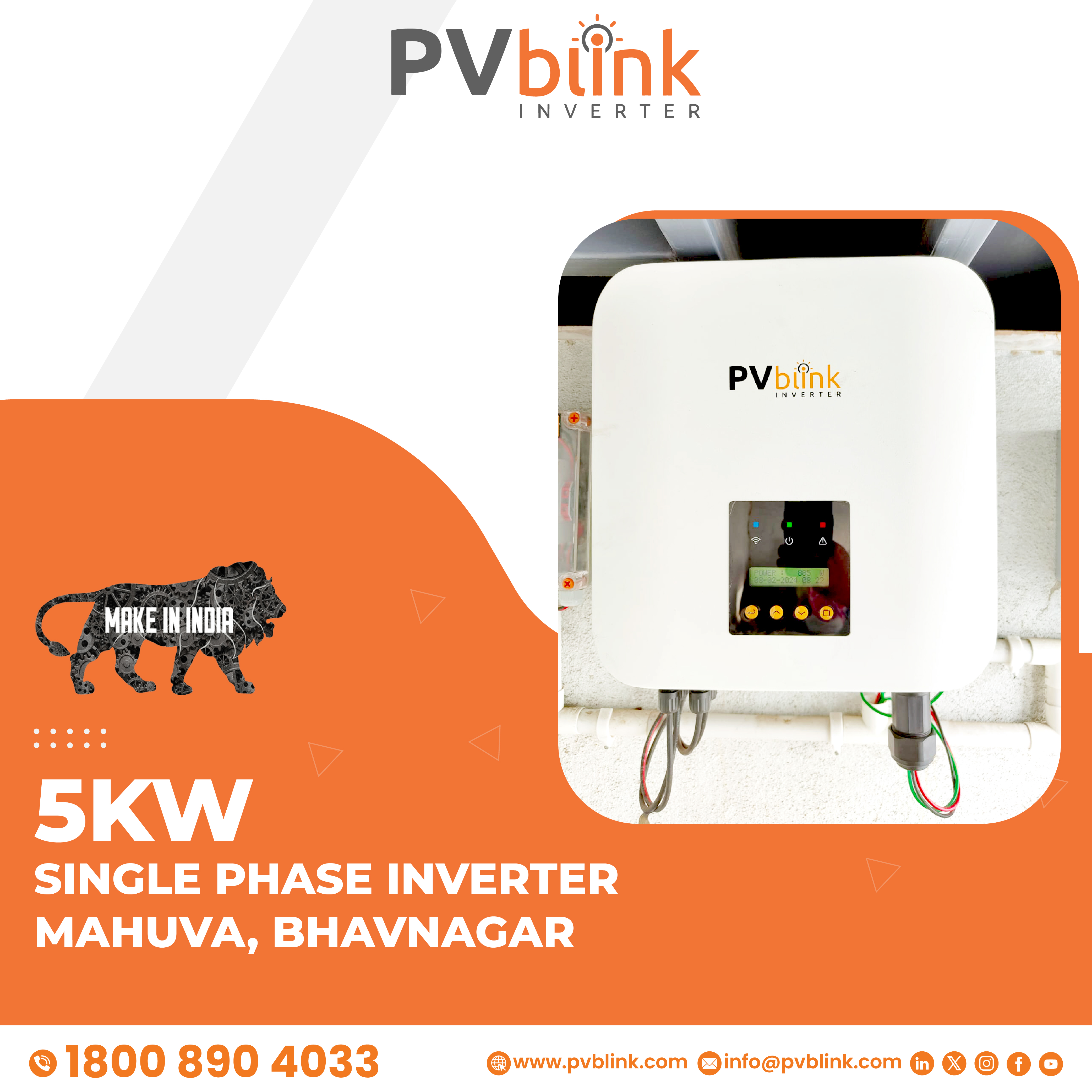 PVblink - Installation Plant with PVblink