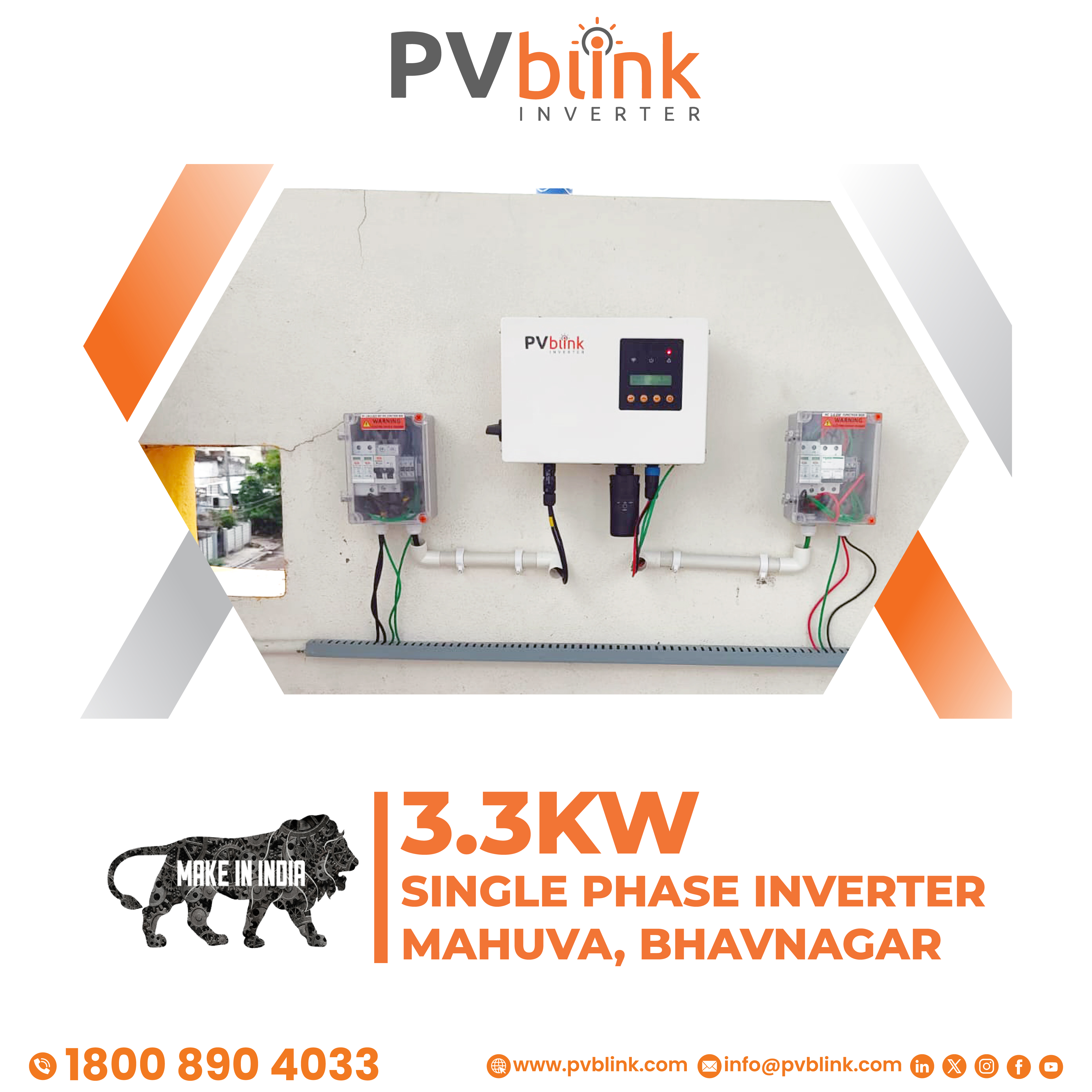 PVblink - Installation Plant with PVblink